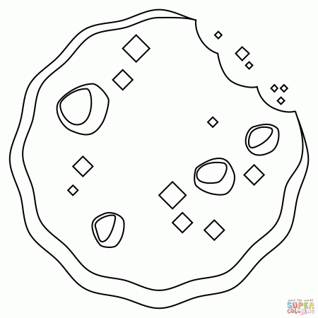 Cookie coloring page | Free Printable Coloring Pages
