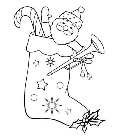 Top 25 Free Printable Christmas Stocking Coloring Pages Online