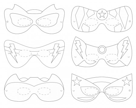 15 Best Printable Halloween Mask Patterns - printablee.com