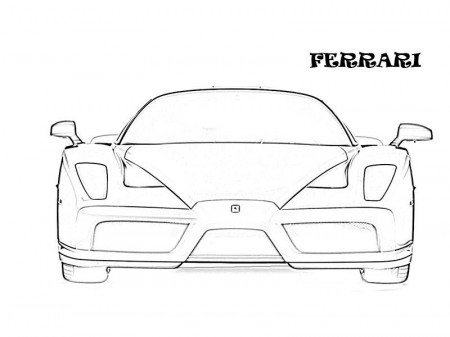 Exotic cars printable coloring page for kids 19