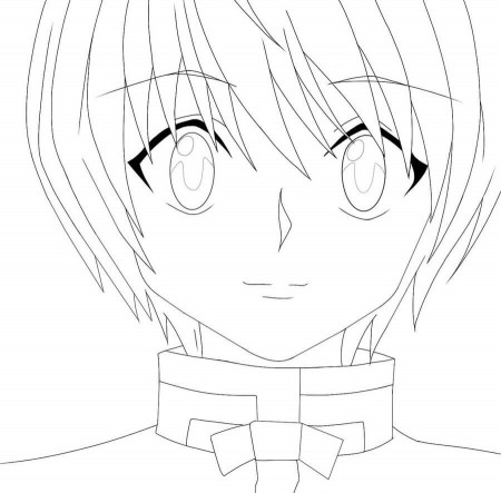 happy kurapika Coloring Page - Anime Coloring Pages