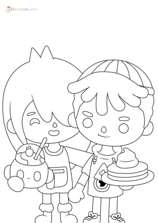 Toca Boca Coloring Pages | New Pictures Free Printable