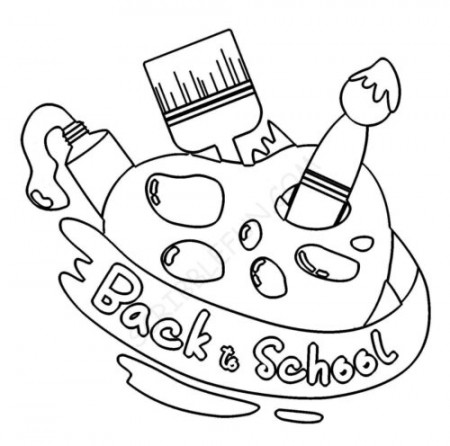 25 Free Printable First Day Of School Coloring Pages