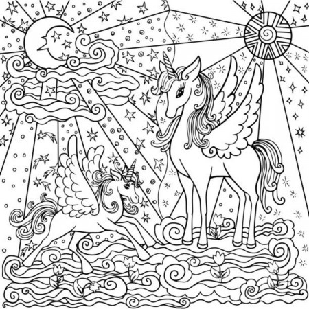 25 Free Printable Unicorn Coloring Pages - Parade: Entertainment, Recipes,  Health, Life, Holidays