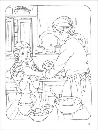 Ann of Green Gables Coloring Page