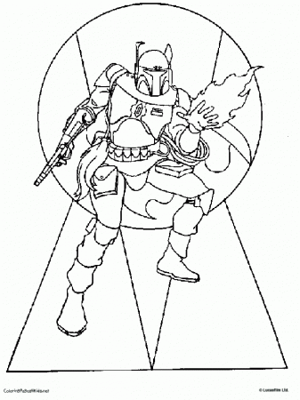 Boba Fett Clone Coloring Pages - Coloring Pages For All Ages