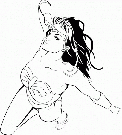 Girl Superhero Coloring Pages - Coloring Labs