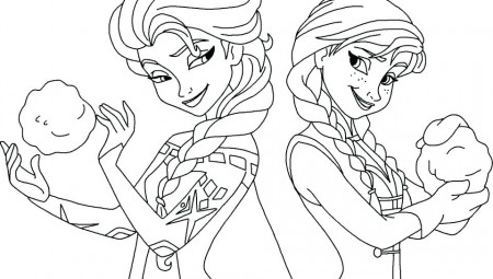 Frozen Coloring Pages Elsa Face at GetDrawings | Free download