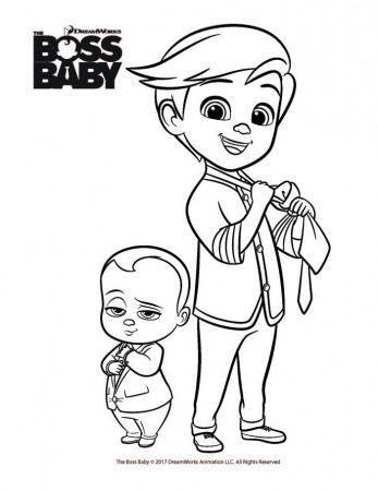 Boss Baby printables | Baby coloring pages, Boss baby, Baby movie