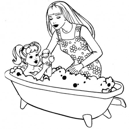barbie+and+kelly+COLORING+PAGE.gif (1016Ã1016) | Coloriage BARBIE ...