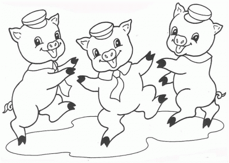 Of Pigs - Coloring Pages for Kids and for Adults