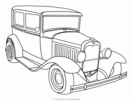 Mall Cartoon Drawings: Classic Car Coloring Pages, Bratz Coloring ...