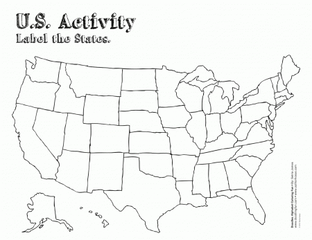 Best Photos of Blank United States Map Coloring Page - Us Maps ...