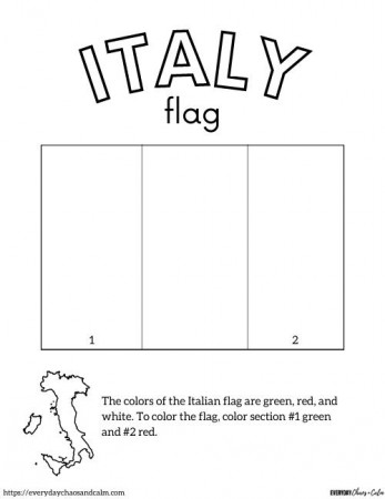 8 Educational Italy Coloring Pages For Kids