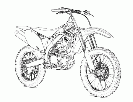 Dirt Bike Free Coloring Pages - Dirt Bike Coloring Pages - Coloring Pages  For Kids And Adults