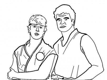 Cobra Kai Coloring pages - Printable coloring pages | WONDER DAY — Coloring  pages for children and adults