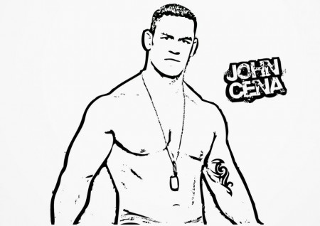 Wwe John Cena Printable Coloring Pages John Cena Coloring Pages ...