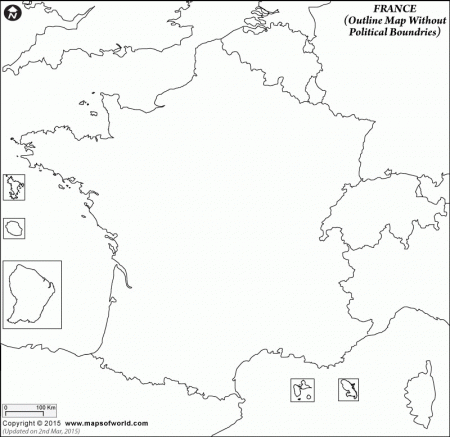 France Map Outline