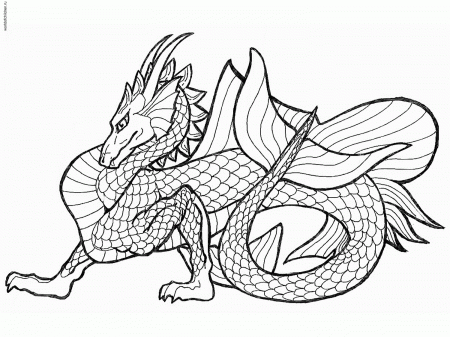 Dragons coloring pages 163 / Dragons / Kids printables coloring pages