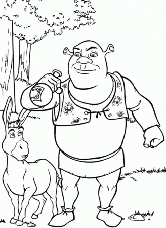 Shrek 3 Coloring Pages - Coloring Pages Now