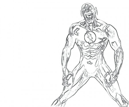 Zoom Flash Coloring Pages
