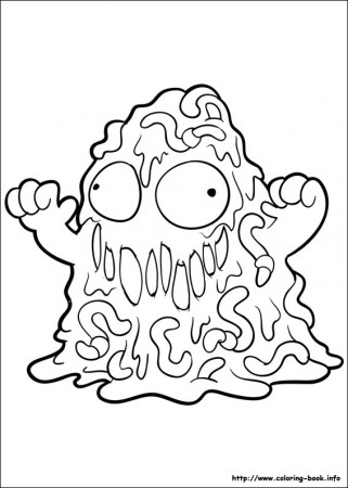 The best free Slime coloring page images. Download from 14 free ...