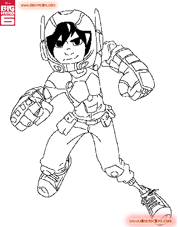 Big Hero 6 Coloring Pages | Disneyclips.com