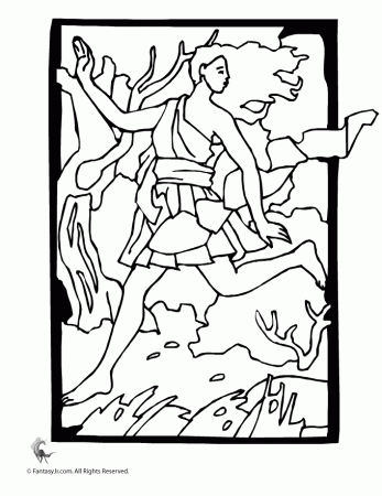 Wood Sprite Coloring Page | Woo! Jr. Kids Activities : Children's Publishing