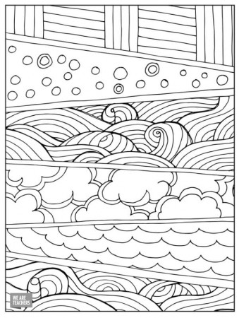 8 Free Adult Coloring Pages for Stressed Out Teachers