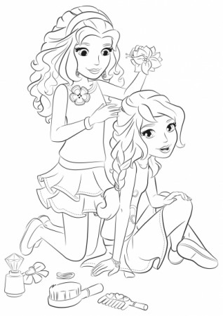 Drawings Hairdresser (Jobs) – Printable coloring pages