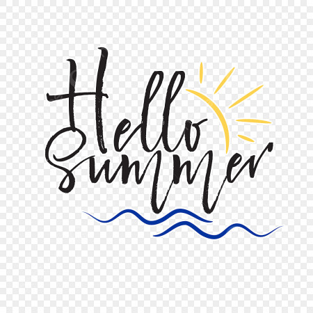 Hello Summer Lettering Vector Hd Images, English Lettering Hello Summer,  Lettering Drawing, Hello Drawing, Summer Drawing PNG Image For Free Download
