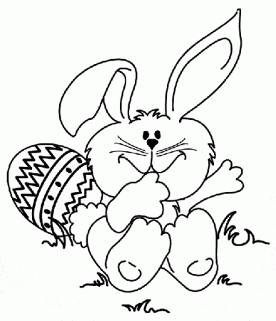 Easter Bunny Coloring Page | crayola.com