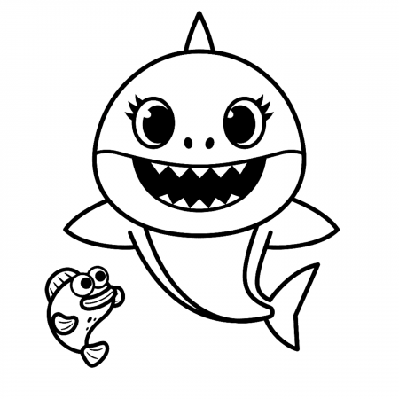 Baby Shark Coloring Pages And Other Top 10 Themed Coloring Challenges