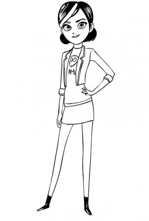 Claire from Trollhunters Coloring Page - Free Printable Coloring Pages for  Kids