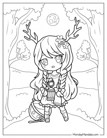 22 Chibi Coloring Pages (Free PDF ...