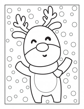 Give you 150 cute kawaii christmas coloring pages for kids by Stormano |  Fiv… | Christmas coloring pages, Free christmas coloring pages, Christmas  drawings for kids