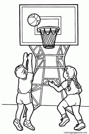 Basketball Coloring Pages Printable for ...