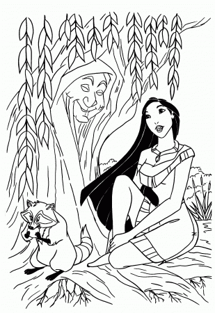 Related Pocahontas Coloring Pages item-13250, Pocahontas Coloring ...