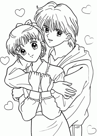 Anime Boy Coloring Pages F - Coloring Pages For All Ages