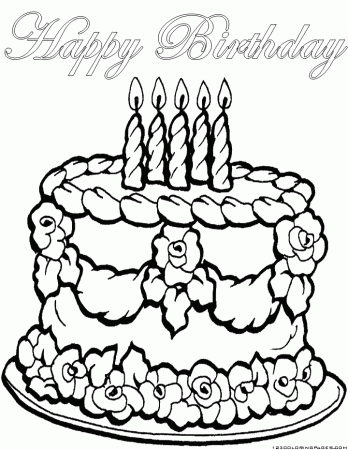 Birthday Coloring Pages