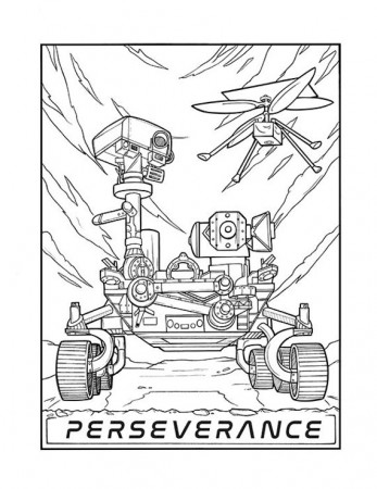 Mars Perseverance Rover & Ingenuity Helicopter Space Science - Etsy