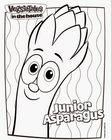 VeggieTales Coloring Pages Junior Asparagus - Get Coloring Pages
