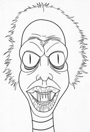 Beetlejuice | Fall coloring pictures, Halloween coloring pictures,  Halloween coloring