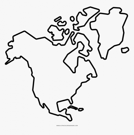 North America Coloring Page Ultra Pages - North America Coloring ...