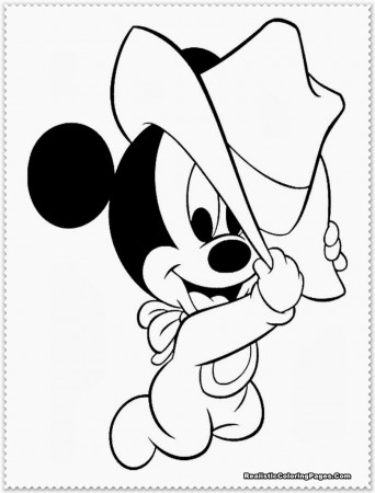8 Pics of Baby 1st Birthday Mickey Mouse Coloring Pages - Mickey ...