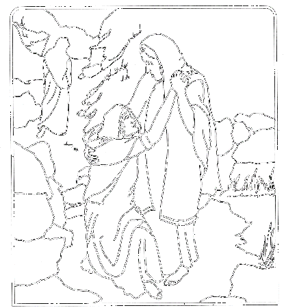 Ruth And Naomi Coloring Pages