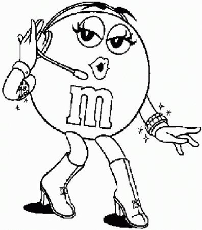 Printable M&m Coloring Pages 26638, - Bestofcoloring.com