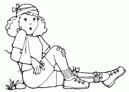 Bandage Coloring Page - Coloring Pages For All Ages
