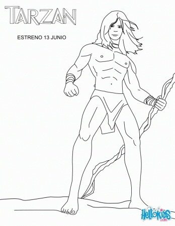 Tarzan coloring pages - Tarzan