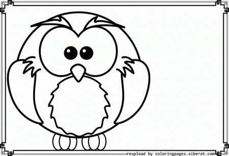 Cute Owls Coloring Pages Printable Owl - Colorine.net | #9457